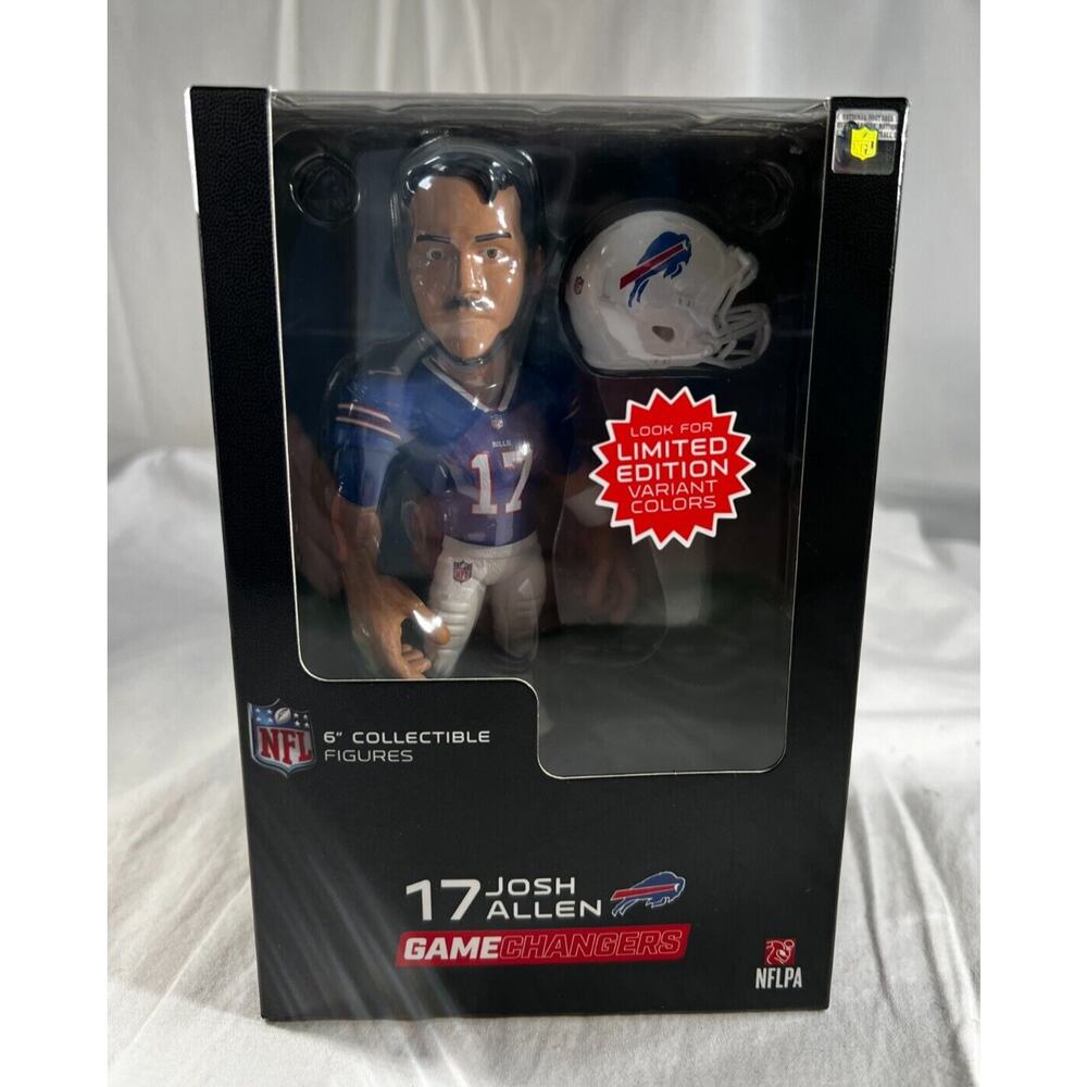 NFL Josh Allen Action Figure #17 Game Changers LE RARE 2023 NEW Buffalo Bills
